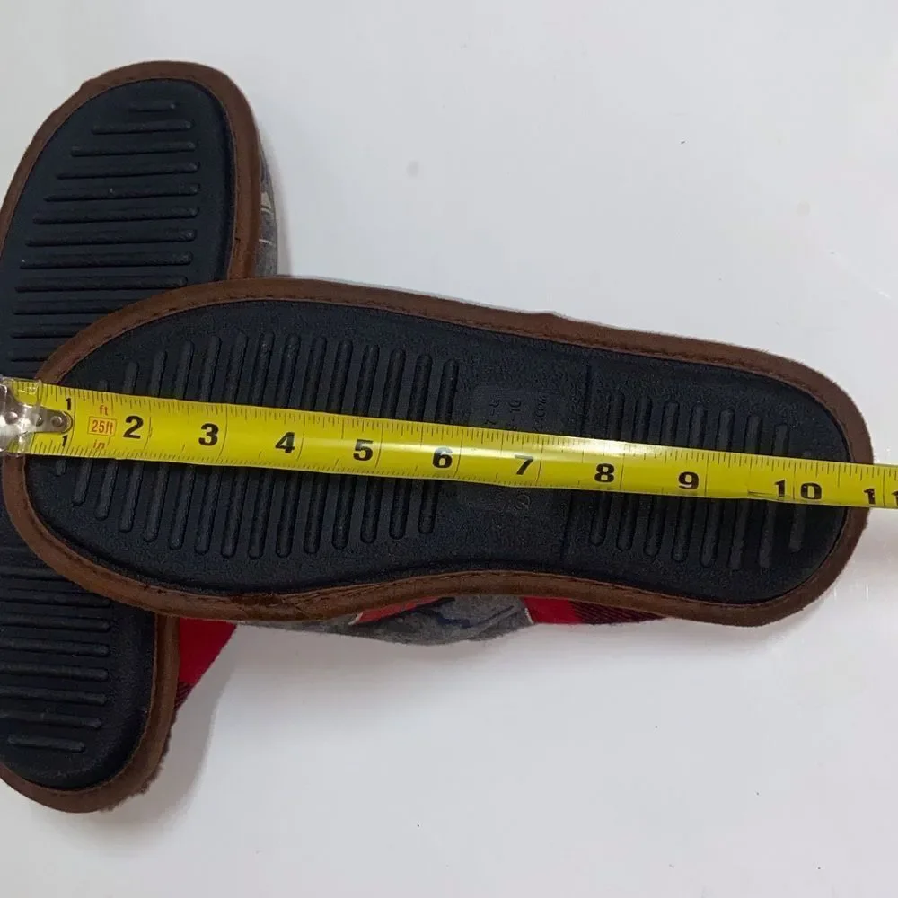Dearfoams Faux Fur Slippers Unisex Size Men’s 7-8 Women’s 9-10
